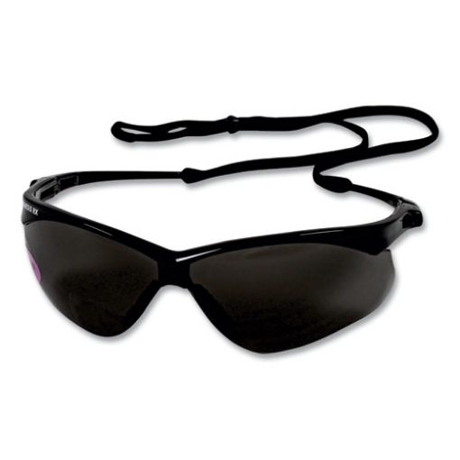 Picture of V60 Nemesis Rx Reader Safety Glasses, Black Frame, Smoke Lens, +2.5 Diopter Strength, 6/Box