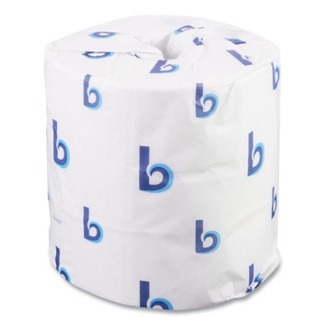 Picture of 2-Ply Toilet Tissue, Septic Safe, White, 4.5 x 4.5, 500 Sheets/Roll, 96 Rolls/Carton