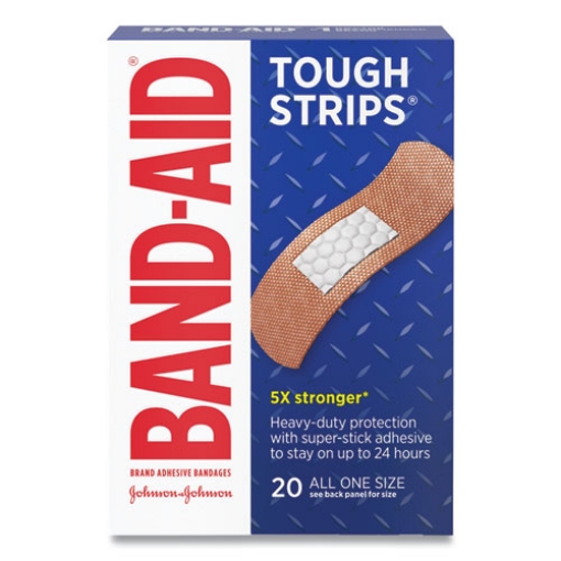 Picture of Flexible Fabric Adhesive Tough Strip Bandages, 1 x 4, 20/Box