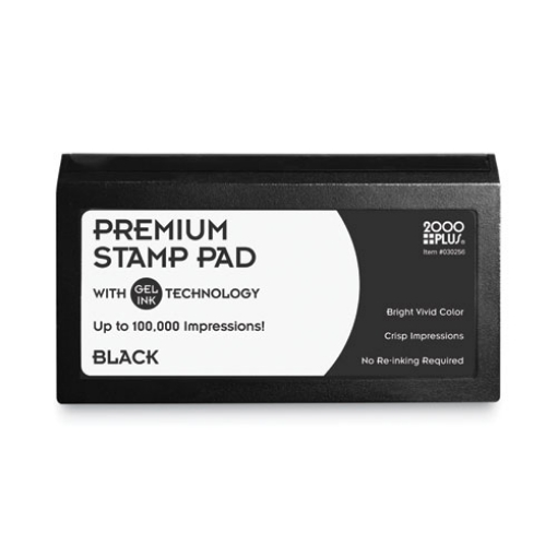 Picture of Microgel Stamp Pad for 2000 PLUS, 6.17" x 3.13", Black