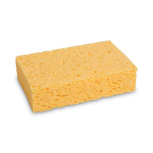 Picture of Medium Cellulose Sponge, 3.67 X 6.08, 1.55" Thick, Yellow, 24/carton