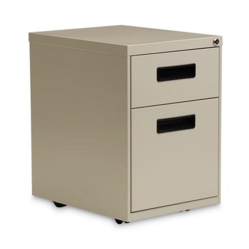 Picture of File Pedestal, Left Or Right, 2-Drawers: Box/file, Legal/letter, Putty, 14.96" X 19.29" X 21.65"