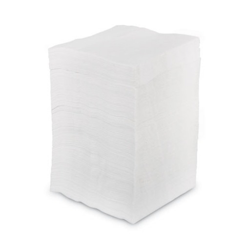 Picture of 1/4-Fold Lunch Napkins, 1-Ply, 12" X 12", White, 6000/carton