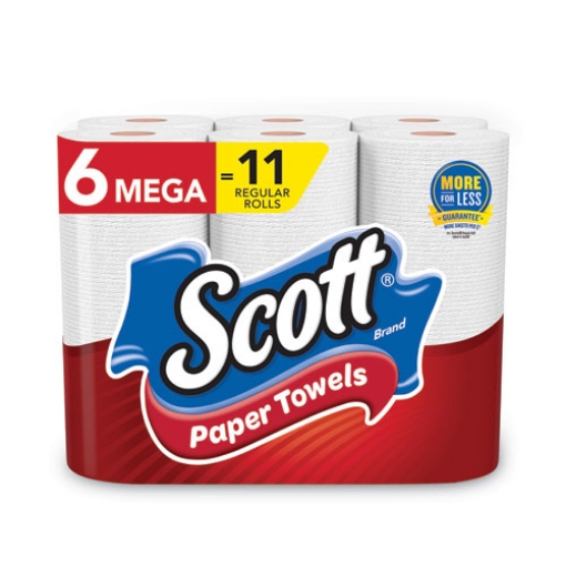 Picture of Choose-A-Size Mega Kitchen Roll Paper Towels, 1-Ply, 102/roll, 6 Rolls/pack, 4 Packs/carton