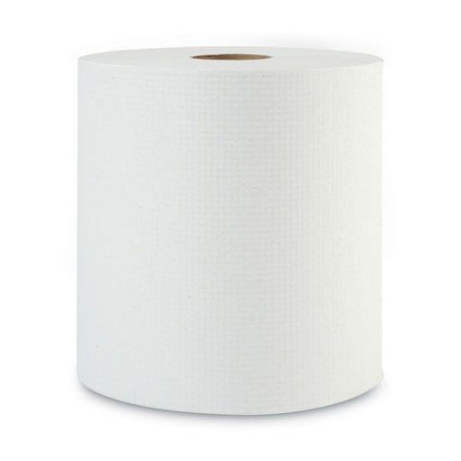 Picture of Hardwound Paper Towels, 1-Ply, 8" x 800 ft, White, 6 Rolls/Carton