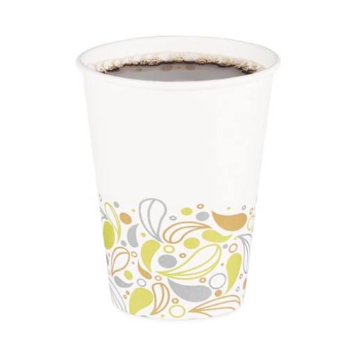 Picture of Deerfield Printed Paper Hot Cups, 12 Oz, 50 Cups/sleeve, 20 Sleeves/carton