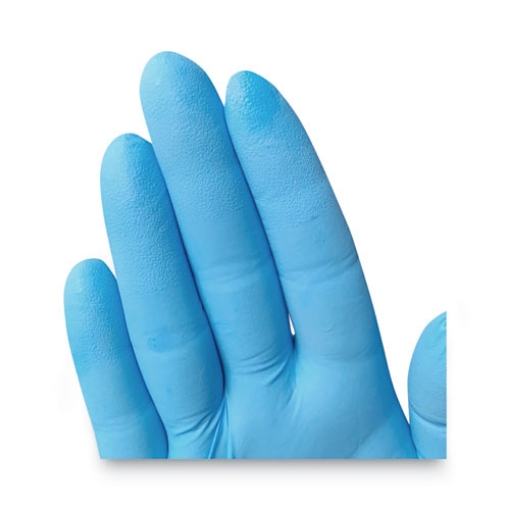 Picture of G10 Comfort Plus Blue Nitrile Gloves, Light Blue, Medium, 100/Box