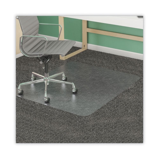 Picture of Supermat Frequent Use Chair Mat For Medium Pile Carpet, 36 X 48, Rectangular, Clear