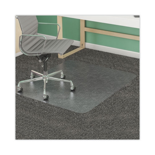 Picture of Supermat Frequent Use Chair Mat, Med Pile Carpet, Roll, 45 X 53, Rectangular, Clear