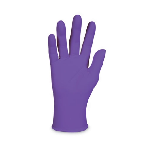 Picture of PURPLE NITRILE Exam Gloves, 242 mm Length, X-Large, Purple, 90/Box