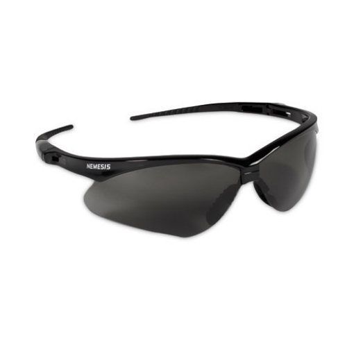 Picture of V30 Nemesis Safety Glasses, Black Frame, Smoke Anti-Fog Lens