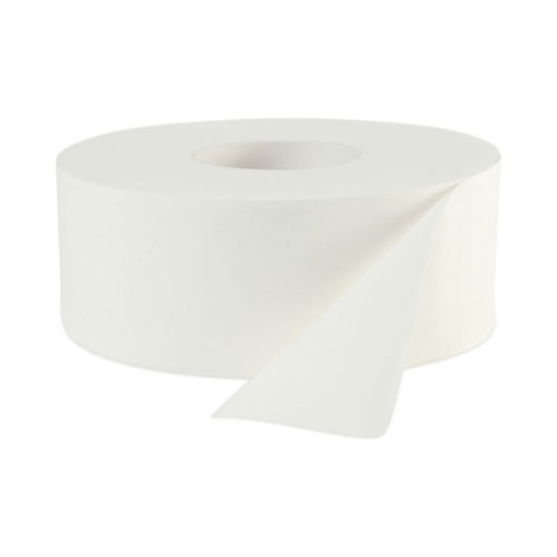 Picture of JRT Bath Tissue, Jumbo, Septic Safe, 2-Ply, White, 3.3" x 1,000 ft, 12 Rolls/Carton