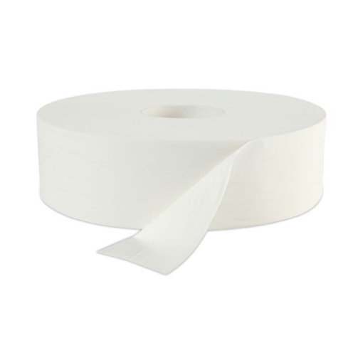 Picture of JRT Bath Tissue, Jumbo, Septic Safe, 2-Ply, White, 3.5" x 2,000 ft, 12" dia, 6 Rolls/Carton