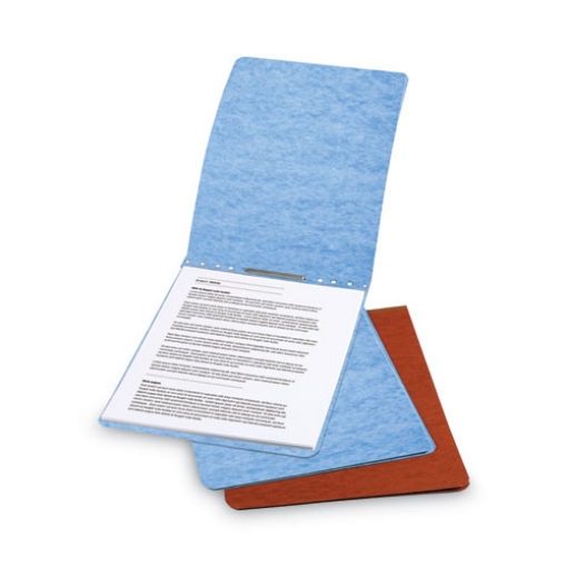 Picture of PRESSTEX Report Cover with Tyvek Reinforced Hinge, Top Bound, Two-Piece Prong Fastener, 2" Capacity, 8.5 x 11, Light Blue