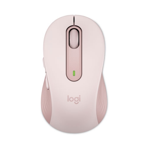 Picture of Signature M650 Wireless Mouse, Medium, 2.4 GHz Frequency, 33 ft Wireless Range, Right Hand Use, Rose