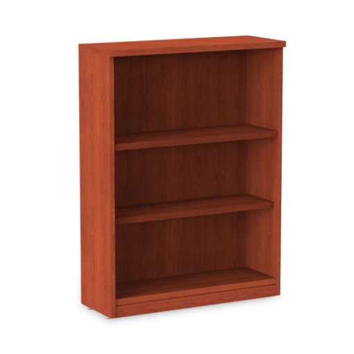 Picture of Alera Valencia Series Bookcase, Three-Shelf, 31.75w x 14d x 39.38h, Med Cherry