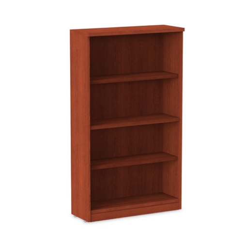 Picture of Alera Valencia Series Bookcase, Four-Shelf, 31.75w x 14d x 54.88h, Medium Cherry