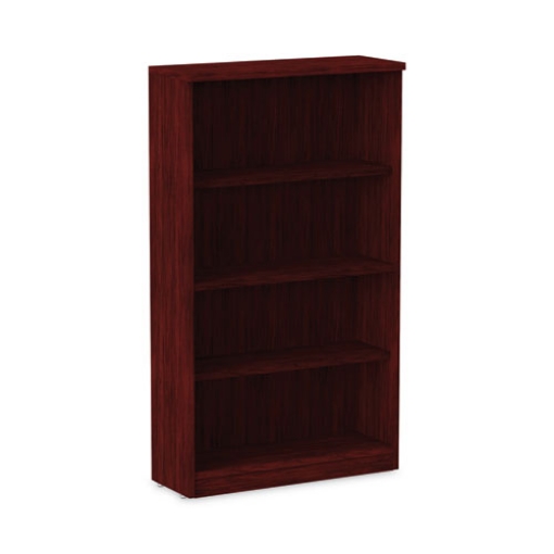 Picture of Alera Valencia Series Bookcase, Four-Shelf, 31.75w x 14d x 54.88h, Mahogany