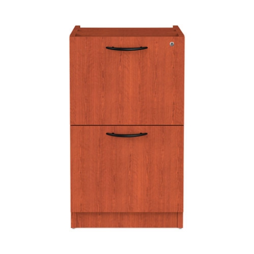 Picture of Alera Valencia Series Full Pedestal File, Left/right, 2 Legal/letter-Size File Drawers, Medium Cherry, 15.63" X 20.5" X 28.5"