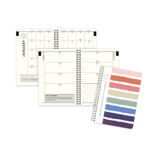 Picture of GreenPath Weekly/Monthly Planner, GreenPath Artwork, 8.5 x 5.5, White/Green Cover, 12 Month (Jan to Jan): 2023