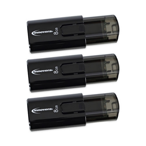 Picture of Usb 3.0 Flash Drive, 8 Gb, 3/pack