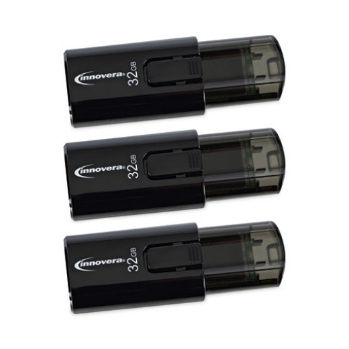 Picture of Usb 3.0 Flash Drive, 32 Gb, 3/pack