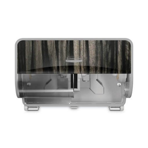 Picture of ICON Coreless Standard Roll Toilet Paper Dispenser, 8.43 x 13 x 7.25, Ebony Woodgrain