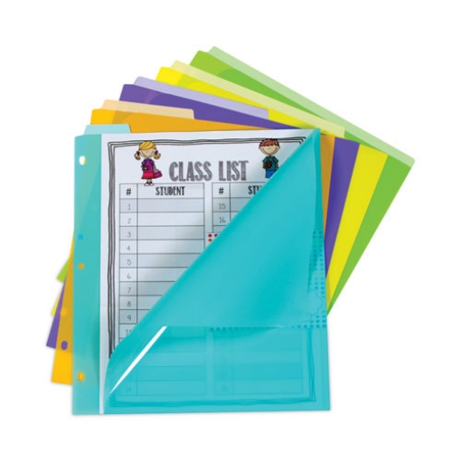 Picture of Index Dividers With Vertical Tab, 5-Tab, 11.5 X 10, Assorted, 1 Set