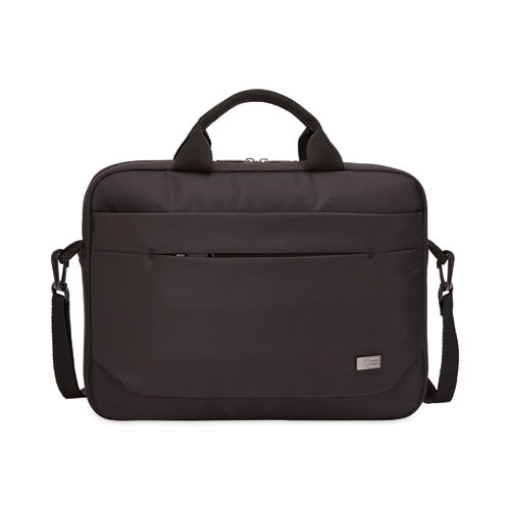 Picture of Advantage Laptop Attache, Fits Devices Up to 14", Polyester, 14.6 x 2.8 x 13, Black