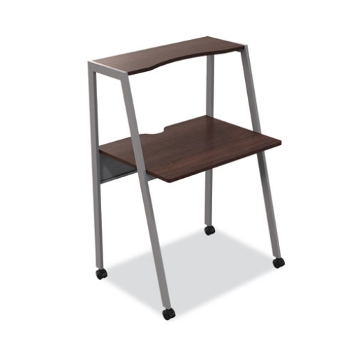 Picture of Kompass Flexible Home/office Desk, 33" X 23.4" X 48", Mocha