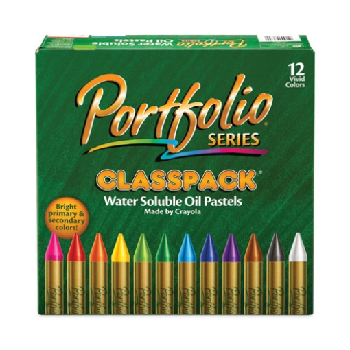 Picture of Portfolio Series Oil Pastels, 12 Assorted Colors, 300/carton