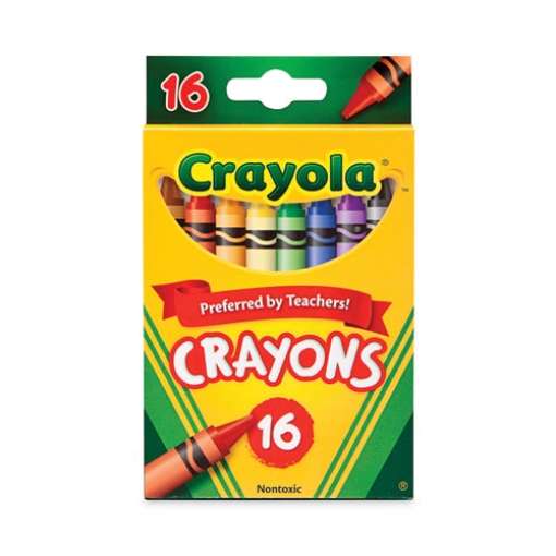 Picture of Classic Color Crayons, Peggable Retail Pack, 16 Colors/pack