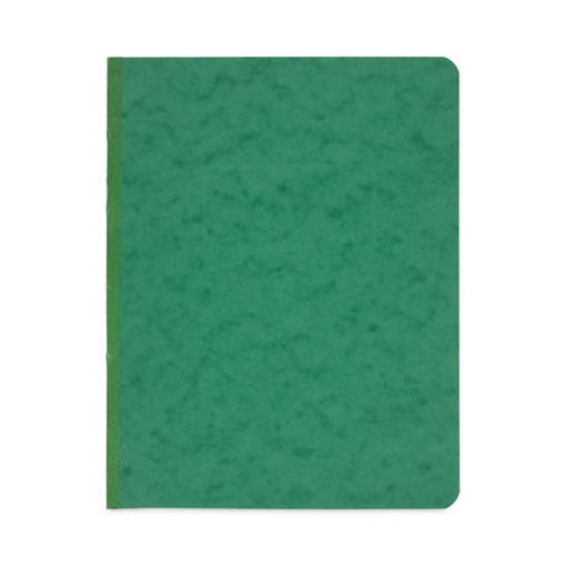 Picture of Pressboard Report Cover with Tyvek Reinforced Hinge, Two-Piece Prong Fastener, 3" Capacity, 8.5 x 11, Dark Green/Dark Green