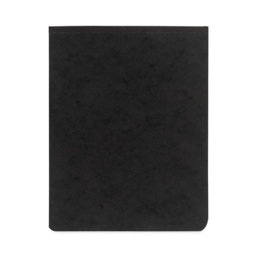 Picture of PRESSTEX Report Cover with Tyvek Reinforced Hinge, Top Bound, Two-Piece Prong Fastener, 2" Capacity, 8.5 x 11, Black/Black