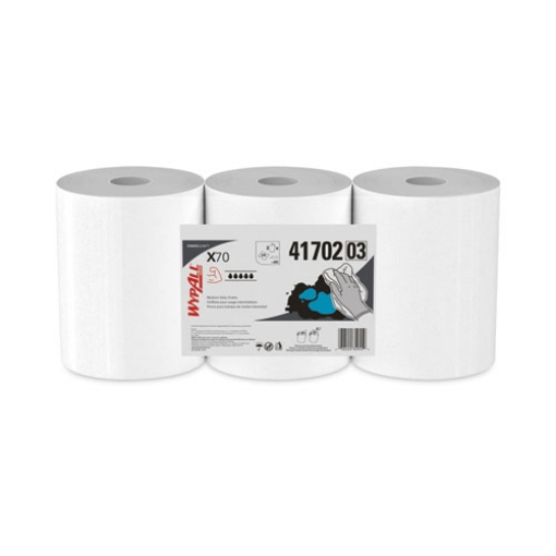 Picture of X70 Cloths, Center-Pull, 9.8 x 12.2, White, 275/Roll, 3 Rolls/Carton