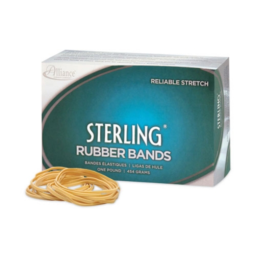 Picture of Sterling Rubber Bands, Size 19, 0.03" Gauge, Crepe, 1 Lb Box, 1,700/box