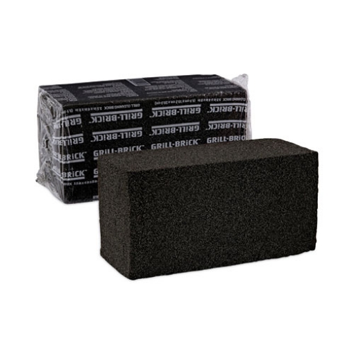 Picture of Grill Brick, 8 X 4, Black, 12/carton