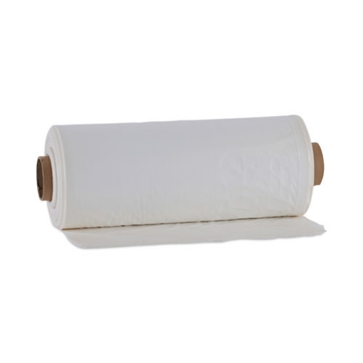 Picture of Industrial Drum Liners Rolls, 60 Gal, 1.8 Mil, 38 X 63, Clear, 1 Roll Of 75 Bags