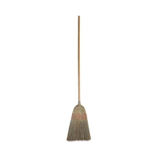 Picture of Parlor Broom, Corn Fiber Bristles, 55" Overall Length, Natural