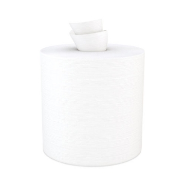 Picture of Tuff-Job Spunlace Towels, Centerpull Roll, 8 x 13, White, 369 Sheets/Roll, 6/Carton