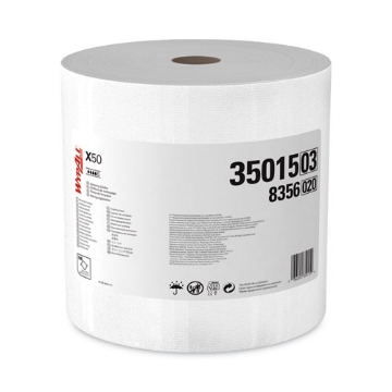 Picture of X50 Cloths, Jumbo Roll, 13.4 x 9.8, White, 1,100/Roll