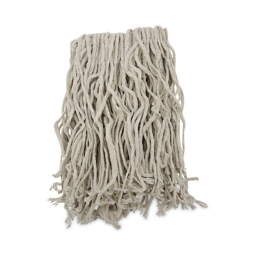 Picture of Mop Head, Cotton, Cut-End, White, 4-Ply, #16 Band, 12/carton