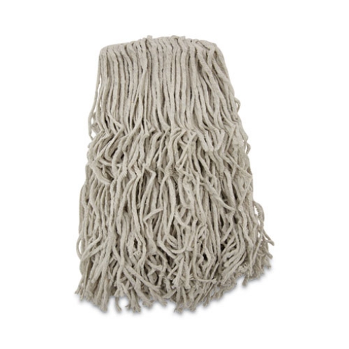 Picture of Banded Cotton Mop Heads, 24oz, White, 12/carton