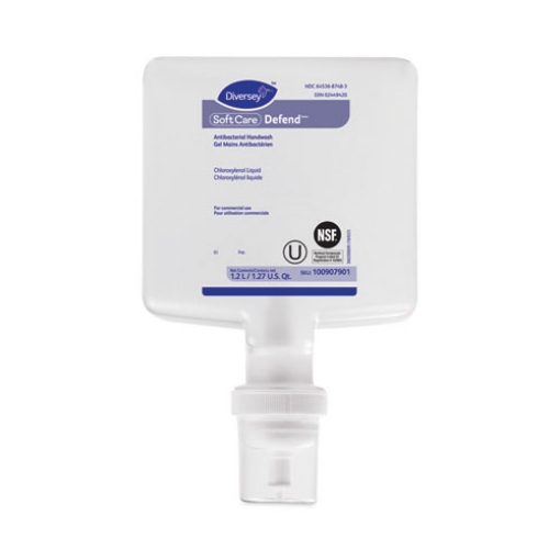 Picture of Soft Care Defend Handwash For Intellicare Dispensers, Fragrance-Free, 1.2 L Refill, 6/carton