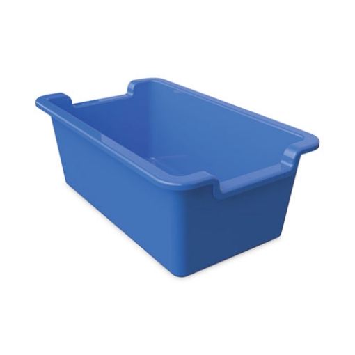 Picture of Antimicrobial Rectangle Storage Bin, Blue