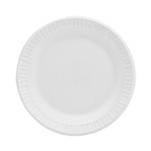 Picture of Concorde Non-Laminated Foam Plate, 6" dia, White,125/Pack, 8 Packs/Carton