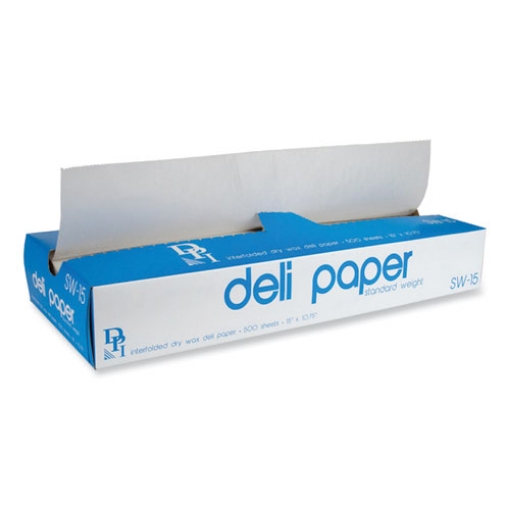 Picture of Interfolded Deli Sheets, 10.75 x 15, Standard Weight, 500 Sheets/Box, 12 Boxes/Carton