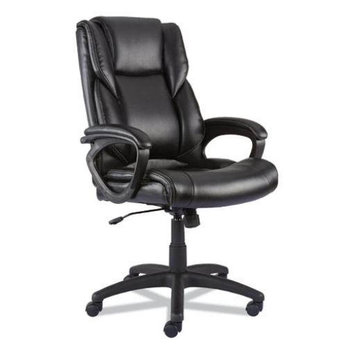 Picture of Alera Brosna Series Mid-Back Task Chair, Supports Up to 250 lb, 18.15" to 21.77 Seat Height, Black Seat/Back, Black Base