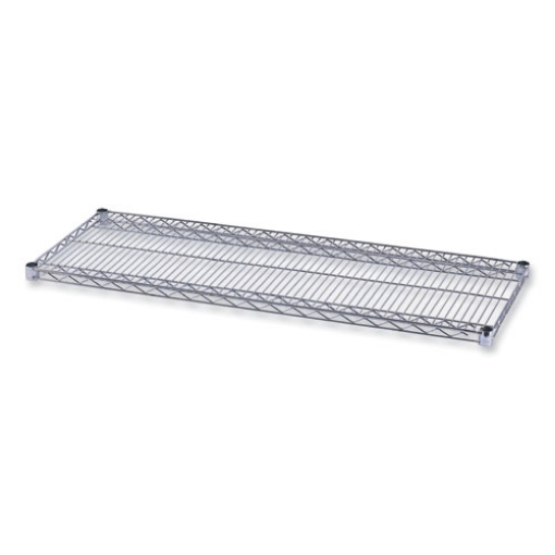 Picture of Industrial Wire Shelving Extra Wire Shelves, 48w X 18d, Silver, 2 Shelves/carton