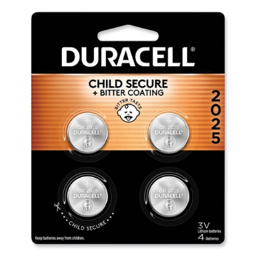 Picture of Lithium Coin Batteries With Bitterant, 2025, 4/Pack